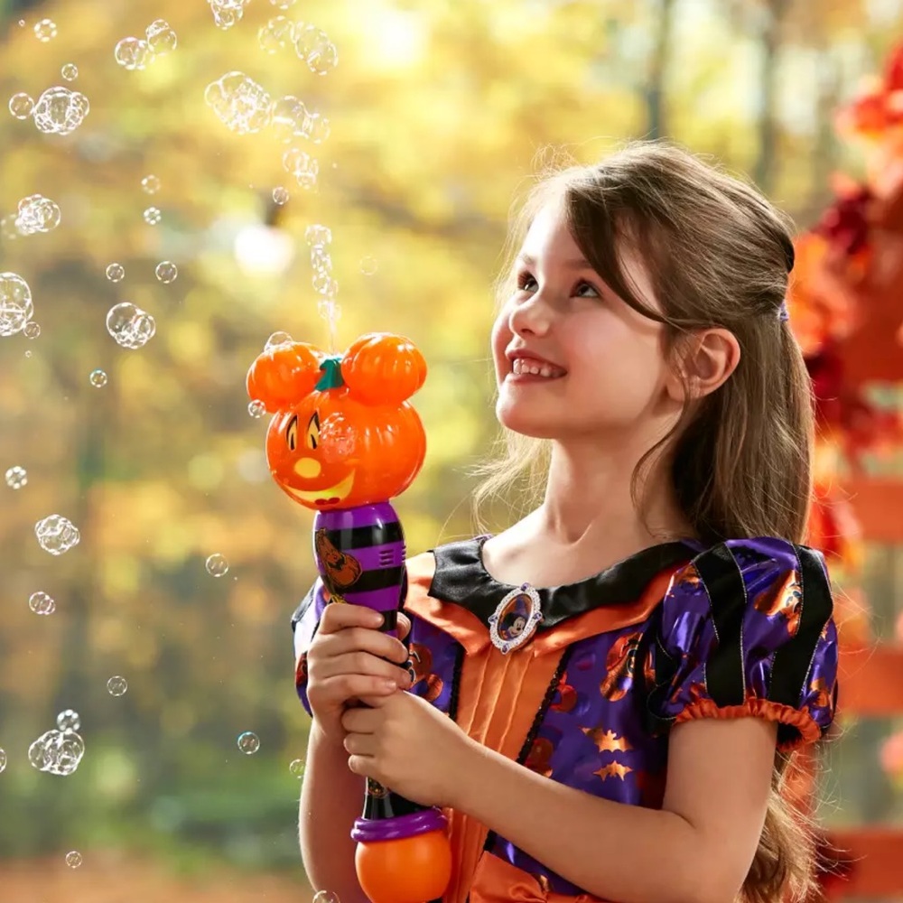 disney  Jack-o'-Lantern Halloween Light-Up Bubble Wand